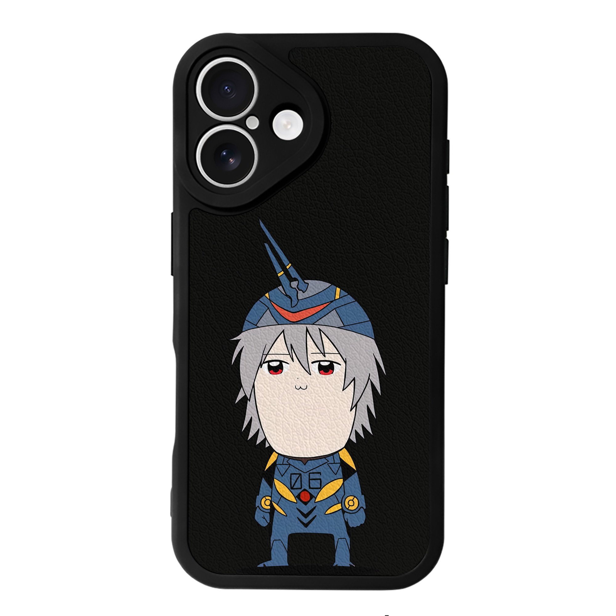 （画像用） EVA 新世紀エヴァンゲリオン 【iPhone 16シリーズ対応】シリコンスマホケース（レザー調） 材質：シリコン
